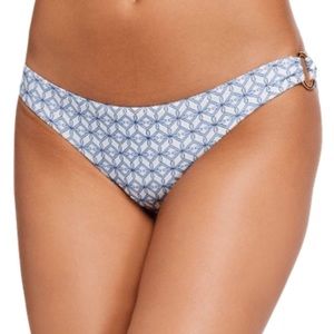 Tory Burch Multi Giverny Engineer Printed Ring Hipster Bikini Bottoms Size XS